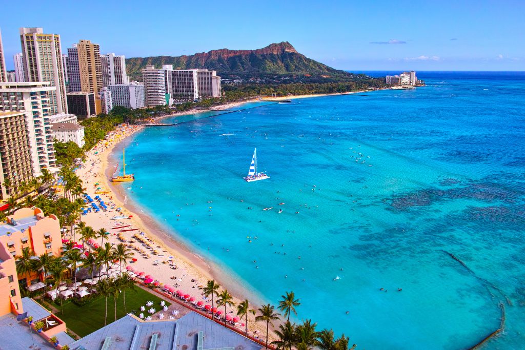 Waikiki Beach in Oahu