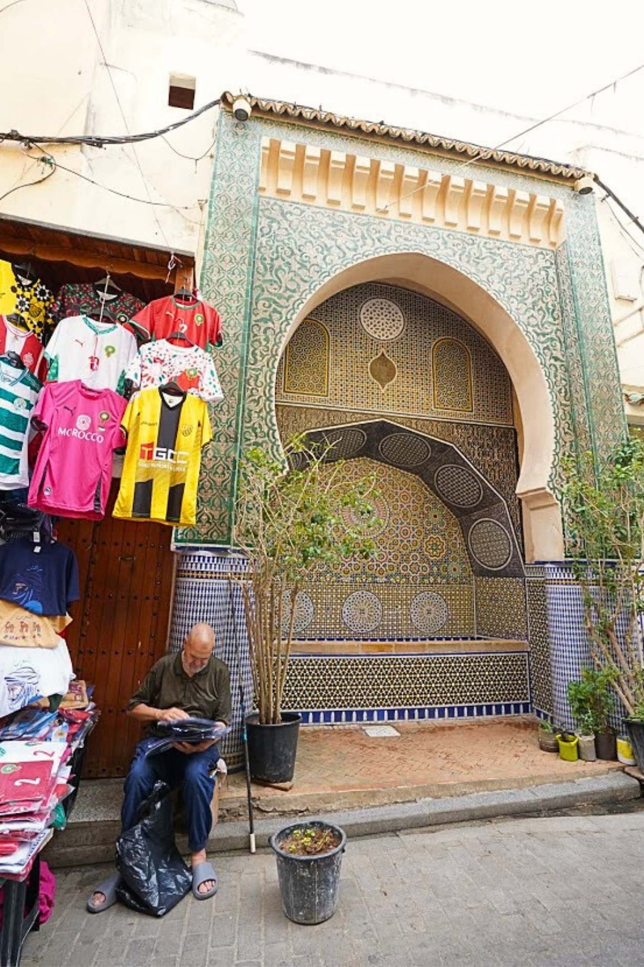 A wash basin in the Fes Medina in Morocco