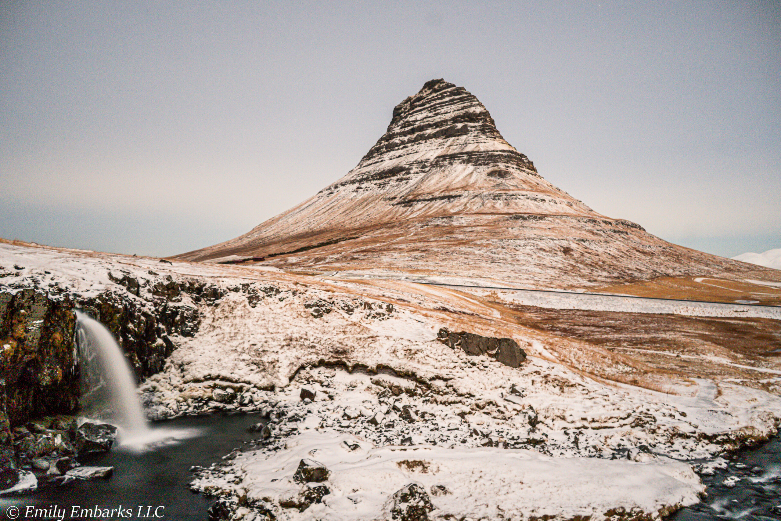 Kirkjufell mountain on the Snaefellsnes Peninsula in Iceland